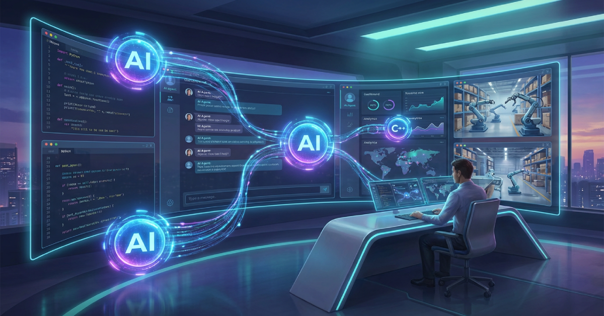 AI agents explained through visual representation of autonomous software systems