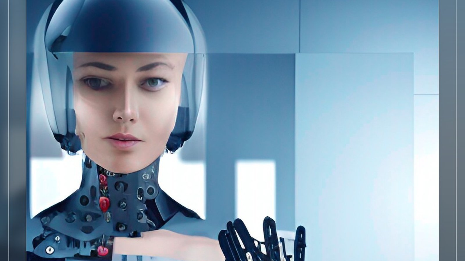 Abstract digital illustration representing artificial intelligence